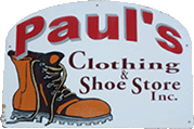 Paul’s Clothing & Shoe Store Logo